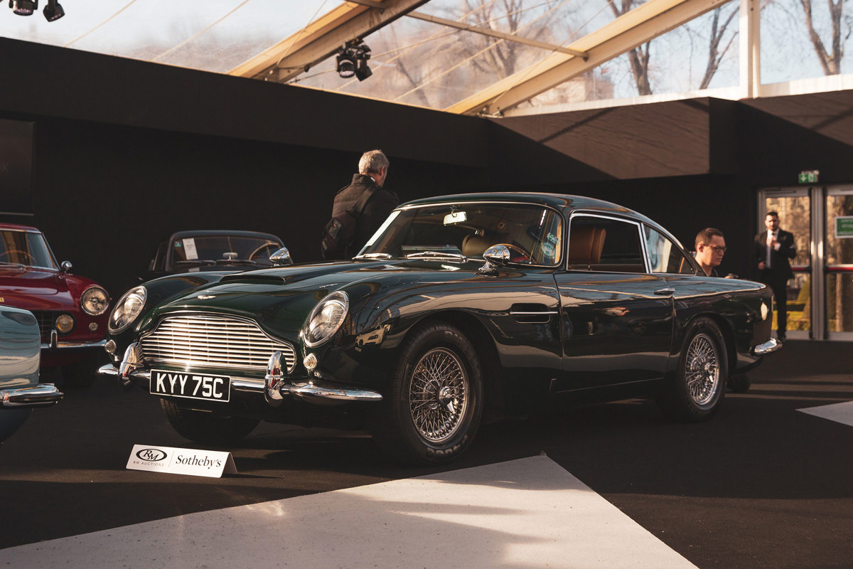 1965 Aston Martin DB5 offered at RM Sotheby’s Paris live auction 2020